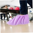 thumbnail image 3 of Shoe Covers, 3 Pairs Reusable Non Slip Shoe Protector Covers Washable Soft Shoe Cover for Household Office, Purple, 3 of 5