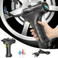 thumbnail image 1 of RXIRUCGD Tire Inflator Compressor Rechargeable Battery Powered Portable Handheld Pump With Digital Pressure Gauge For Cars Motorcycles, 1 of 8