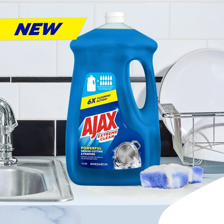 Ajax Extreme Clean Foaming Dish Soap, Deep Cleaning, Grease