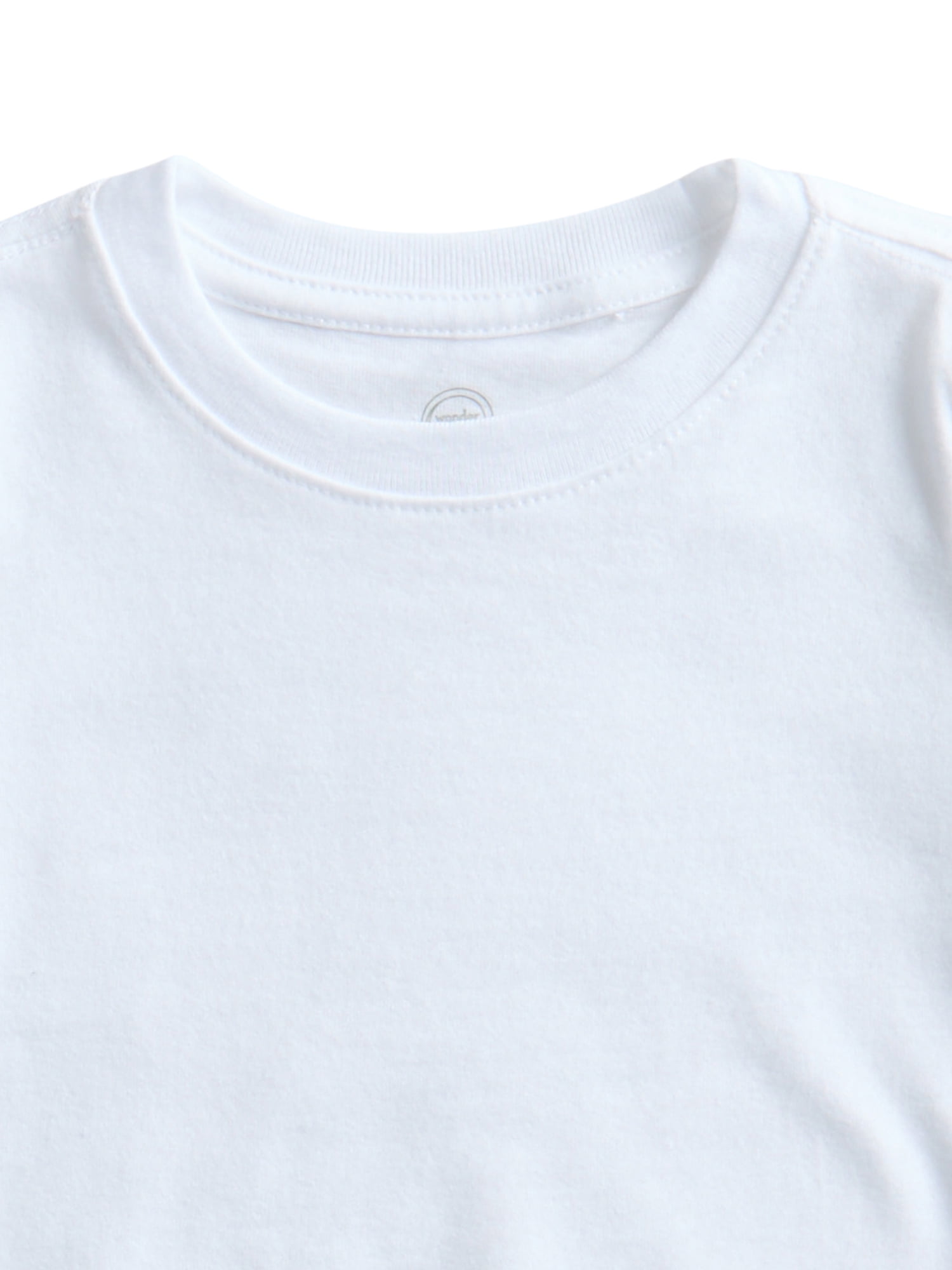 Wonder Nation Toddler Boys Tee with Short Sleeves, 3-Pack, Sizes 18M-5T