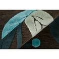 thumbnail image 6 of Feizy Saphir Cabo Modern Floral & Botanical, Brown/Blue, 7'6" x 10'6" Area Rug Sheen Fade Resistant Bohemian & Eclectic Floor Rug for Living room Bedroom, 6 of 8
