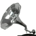 thumbnail image 2 of Urban Designs Antique Replica RCA Victor Phonograph Gramophone with Large Silver Metal Horn, 2 of 3