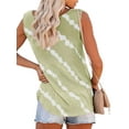 thumbnail image 3 of UKAP Women Sleeveless U Neck Tank Tops Summer Casual Stripe Blouse Shirts Yoga Sport Vest Tops, 3 of 3