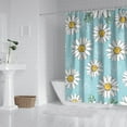 thumbnail image 2 of Waterproof Cute Boho Daisy Shower Curtain 72x72 Inch Boho Style Polyester Unique Shower Curtain for Bathroom Hotel Home Decor with 12 Plastic Hooks, 2 of 5