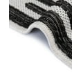 thumbnail image 5 of Unique Loom Outdoor Modern Collection Area Rug - Monochrome (12' Round Black and White), 5 of 11