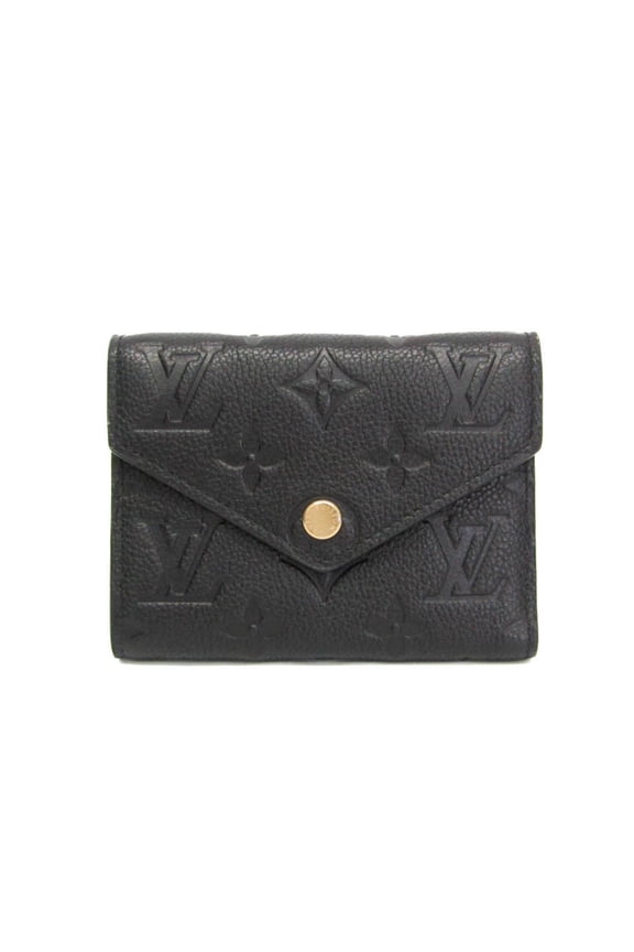 Pre-Owned Louis Vuitton Monogram Empreinte Victorine Wallet M64060 Women's Monogram Empreinte...