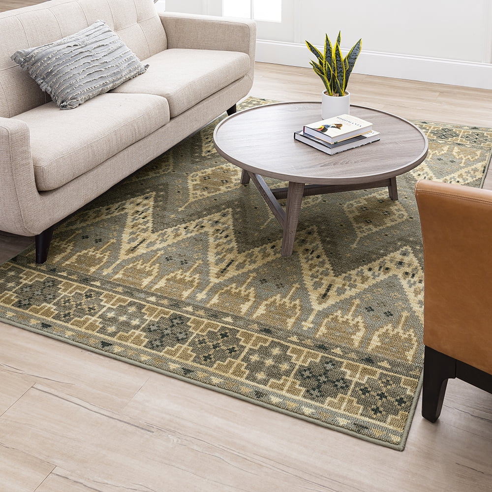 Mohawk Home Jackson Geo Grey Area Rug, 7' 6" x 10'
