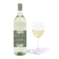 thumbnail image 2 of Koyal Wholesale Sage Green|Cream Floral Blossoms Wedding, Wine Bottle Label, Thanks for Celebrating with Us, 20-Pk, 2 of 2