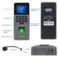 thumbnail image 4 of Fingerprint Time Attendance Machine TCP / IP Staff Check-in Time Clock Recorder Biometric Access Controller USB ,Easy to Use, 4 of 6