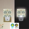 thumbnail image 2 of Yayeee LED Plug in Night Light for The Home with Auto Dusk to Dawn Light Sensors, 2 Pack, Beige Floral Pattern, 2 of 6