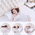thumbnail image 6 of Shredded Memory Foamow Standard Size - Adjustable Loft With Gel Beads & Breathable Tencel Cover For Nights(certipur-hypoallergenichine Washable), 6 of 8