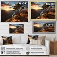 thumbnail image 4 of Designart "Sunset in the Canyons I" Landscapes Canvas Print, 4 of 5