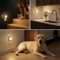 thumbnail image 4 of DAYBETTER Plug-in LED Night Light 4Pack, Light Sensing Warm White lamp Space Saving Design, Home Decor nightlight for Adult/Kids Bedroom, 4 of 7