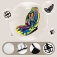 thumbnail image 3 of Psychedelic Zombie Skull Print Car Seat Covers Front Seats Universal Fit for Cars SUV Truck Auto Interior Accessories, 3 of 3