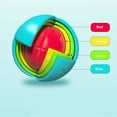 thumbnail image 5 of Rirozkan 3D Wisdom Ball Puzzle, Assembly Maze Brain Teaser Game, DIY Educational Sphere Toy for Logic and Thinking Skill Development, 5 of 8