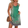 thumbnail image 4 of Vestidos de verano de Dress Sherosa para mujer con cuello en V floral, 4 of 6