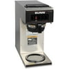 BUNN VP17-1 Coffee Brewer 1600 W - 2 quart - 12 Cup(s) - Multi-serve - Stainless Steel, Black - Stainless Steel, Plastic