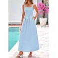 thumbnail image 3 of Vestido PRETTYGARDEN 2025 Verano Maxi a Cuadros XXL, 3 of 8