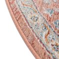 thumbnail image 6 of Rugs.com Newport Collection Rug – 7' Round Red Medium Rug Perfect For Kitchens, Dining Rooms, 6 of 9