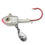 Northland Fishing Tackle THUMPER JIG - 2/Card - 1/4 oz - #2/0 Hook - Silver Shiner