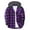 Purple, variant on BXINGOHAI Flannel Shirt for Men Long Sleeve Plaid Hoodie Shirt Casual Button Down Shirt Hooded Fall Jacket with Pocket Blue 3XL