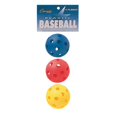 thumbnail image 1 of Champion Sports PLBBAR Baseball en Plastique 9 Po., Rouge, Bleu Royal & Jaune - Ensemble de 3, 1 of 3
