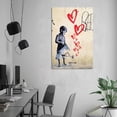 thumbnail image 6 of Banksy Graffiti Grow Love Gifts Canvas Painting Poster Wall Art Decorative Picture Prints Modern Decor 16x24inch(40x60cm), 6 of 6