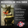 thumbnail image 4 of USA-K9 Grenade Durable Rubber Chew Toy, Treat Dispenser, Reward Toy, Tug Toy, and Retrieving Toy, 4 of 6
