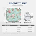 thumbnail image 3 of Disketp 2 Piece Vintage Floral Pattern Windshield Sunshades,Folding Windshield Sun Shade For Car Suv Trucks Sedan,Blocks Uv Rays Sun Visor Protector-Large, 3 of 7