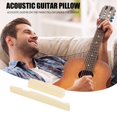 thumbnail image 1 of Juego de sillín y tuerca de puente de hueso de guitarra Ehuebsd clásica de 6 cuerdas instrumentos de música repuesto piezas de guitarra blancas, 1 of 6