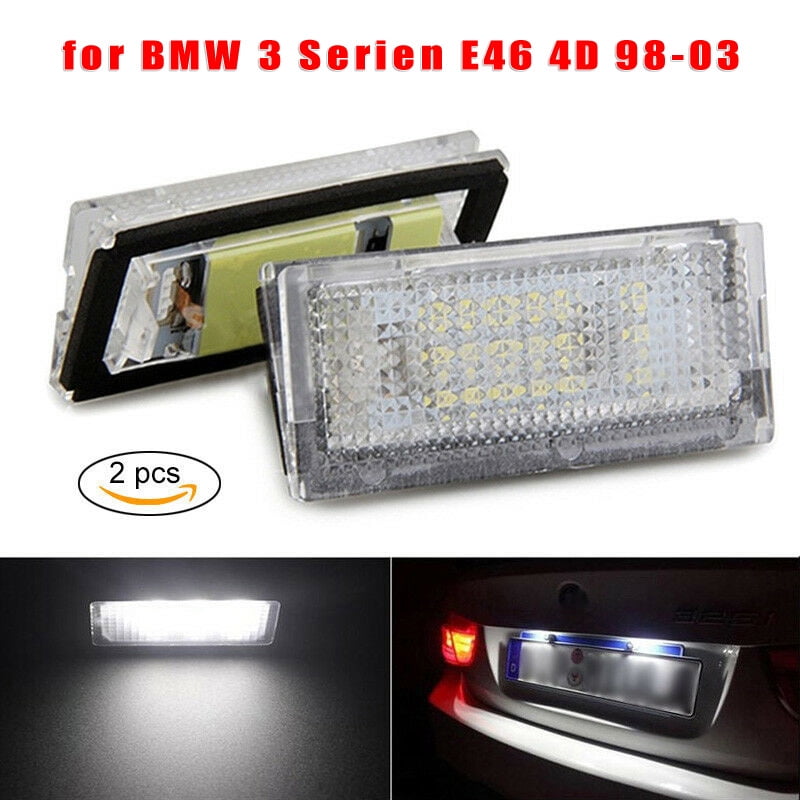 e46 number plate light