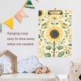 thumbnail image 4 of FORMRS Acrylic Clipboard with Low Profile Clip Standard A4 Letter Size, 12.5" x 9", Floral Birds Pattern, 4 of 8