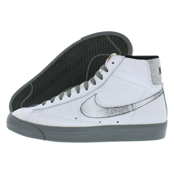 Nike Men's Blazer Mid '77 Shoes (Black/White/Khaki, 12, Medium/D)