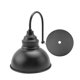 thumbnail image 3 of Aplique de Pared Vintage Cuello Cisne Luz Industrial Granja Exterior Impermeable (Negro), 3 of 5