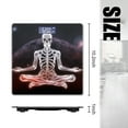 thumbnail image 2 of Bathroom Scale, Highly Accurate Digital Body Scale,Precisely Measures Weight up to 400 lbs-Skeletal Figure Meditating In Space, 2 of 4