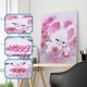 thumbnail image 4 of Cuadros Decorativos 5D bricolaje especial en forma de diamante pintura lindo conejo punto de cruz bordado Tmvgtek embutido en tela, 4 of 7