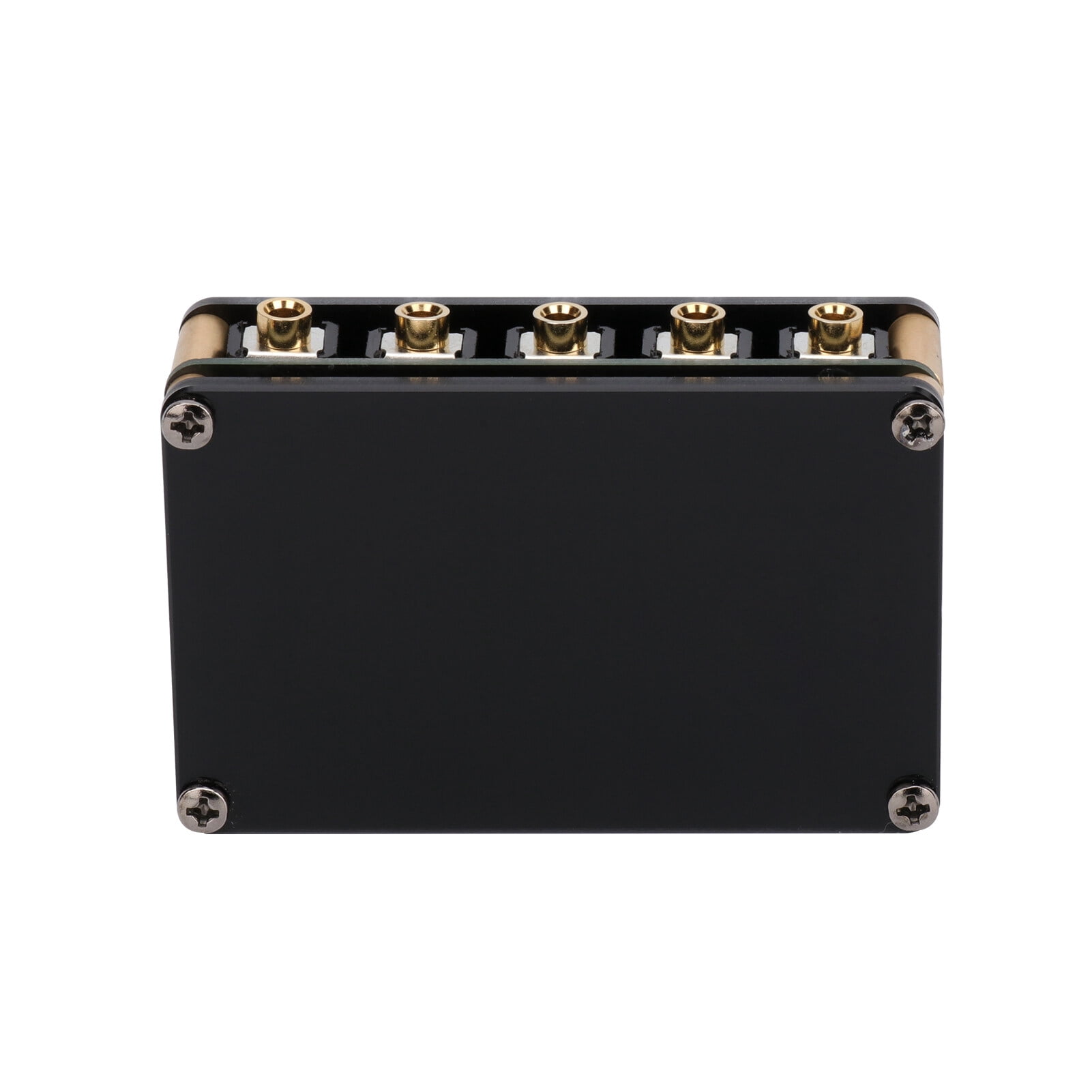 Gecheer 4-in-1-out Passive Mixer Module  Stereo 4-Channel Passive Mixer Audio Mixer 4 Audio Input to 1 Output Ultra Compact Low Noise for Recording Studio Console Stage Small  or Bar