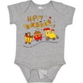 thumbnail image 3 of Inktastic Happy Thanksgiving Turkey Train with Food Boys or Girls Baby Bodysuit, 3 of 5