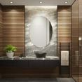 thumbnail image 2 of SAFAVIEH Nolan 24 Inch Aluminum Led Mirror, White, 2 of 13