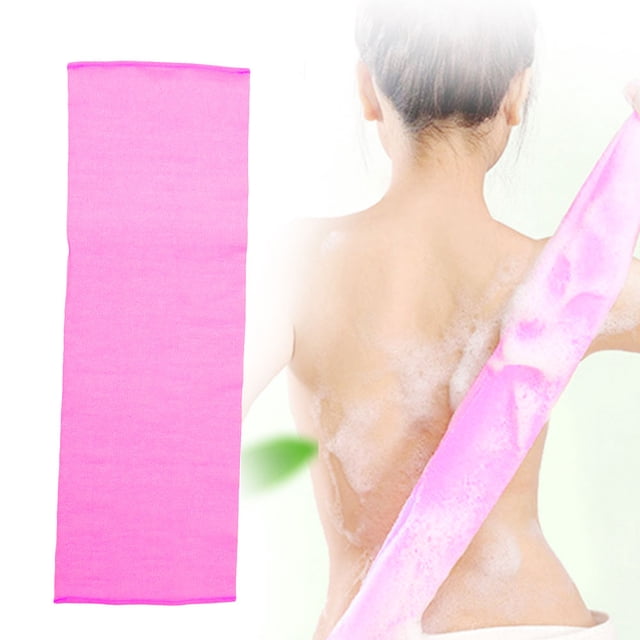 Body Cleaning Towel, Stretchable Bath Washcloth, Convenient For Operation Elastic Salon Shop for Beauty Salon Family Salon Professional Stylist Rose Red