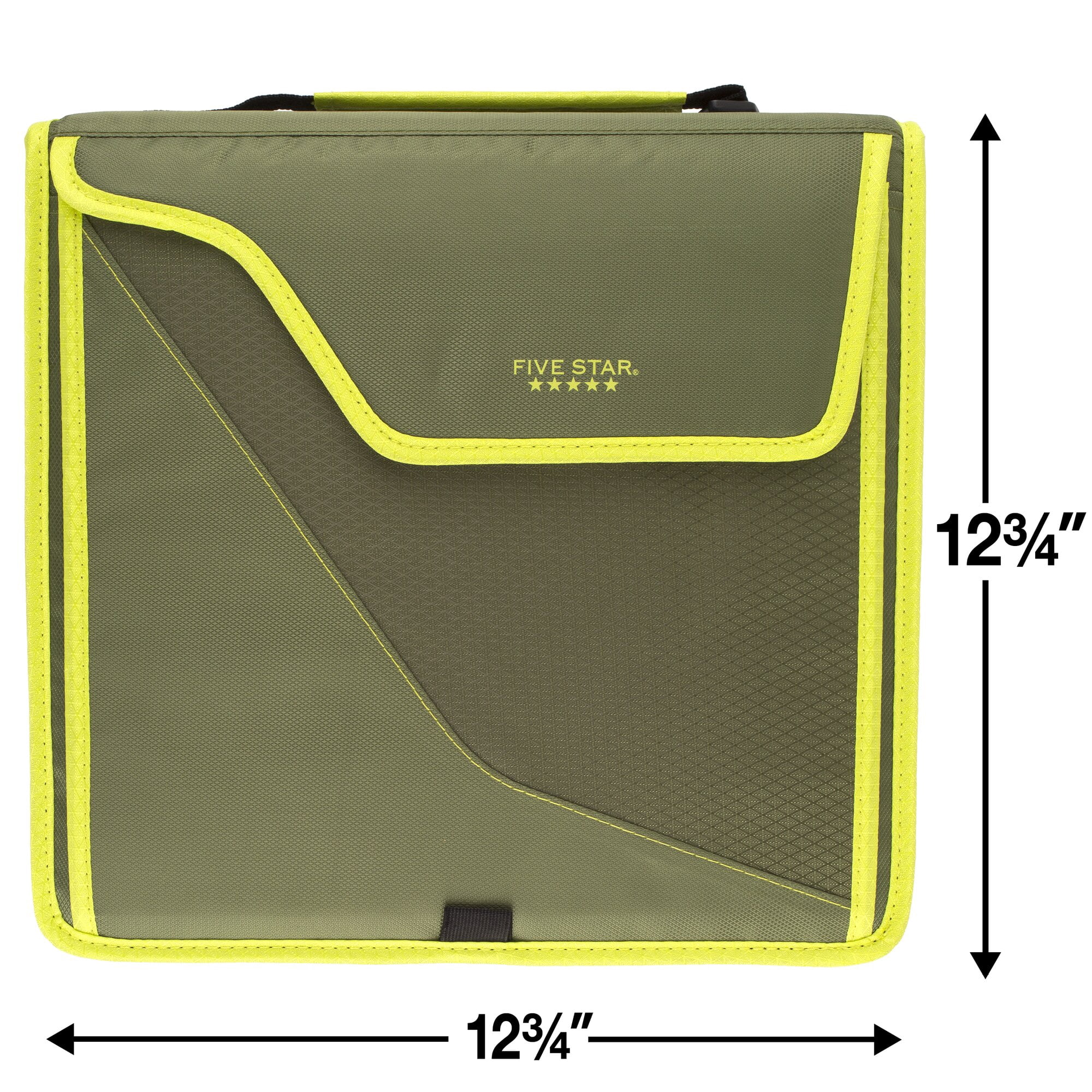 Five Star 3 Sewn Zipper Binder Plus Removable Padded Case 850 Sheet Capacity