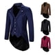 thumbnail image 2 of Traje de solapa de rendimiento para hombre, moda de talla europea, otoño e invierno, vestido de cola de milano para hombre, 2 of 4