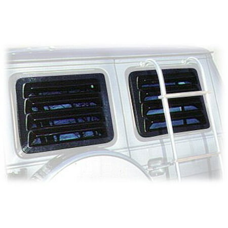 Abs Rear Window Louver - Willpak Industries 2005 ABS Van Rear Window Louver for Chevrolet/GMC
