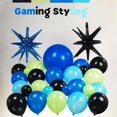 thumbnail image 4 of SINGOMON Video Game Birthday Decorations Green Blue Black Balloon Arch Kit Blue Balloon Garland Kit Game Controller Balloons Explosive Star Balloons for Boys Birthday Decorations, 4 of 6