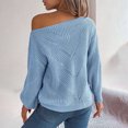 thumbnail image 5 of Women'S Sweaters, Off Shoulder Sweaters for Women, Long Sleeve Knit Pullover Top, Spring Fashion 2025 for Going Out and Casual, 5 of 7