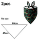thumbnail image 2 of Pañuelos triangulares reversibles para perro de Halloween (paquete de 2), tela resistente, ajuste ajustable., 2 of 5