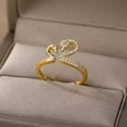 thumbnail image 2 of 2Ct Round Cut Simulated Diamond Band Anniversary Ring 14K Yellow Gold Plated Silver, 2 of 3