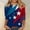 A22 Multicolor, variant on JOANKDMI 4th of July Shirts for Women 3/4 Sleeve American Flag Crewneck Loose Fit Tops Memorial Day Patriotic Festival Holiday Anniversary Wear