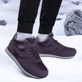 thumbnail image 6 of Men Fur Lined Outdoor Waterproof Work Shoes Hiking Winter Snow Boots Walking US, 6 of 6