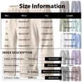 thumbnail image 3 of Evdexr Mens Baggy Sweatpants Drawstring Wide Leg Sweat Pants with Pockets Fall 2026 Lounge Casual Trousers Oversized Loose Fit Solid Pants 2XL, 3 of 8